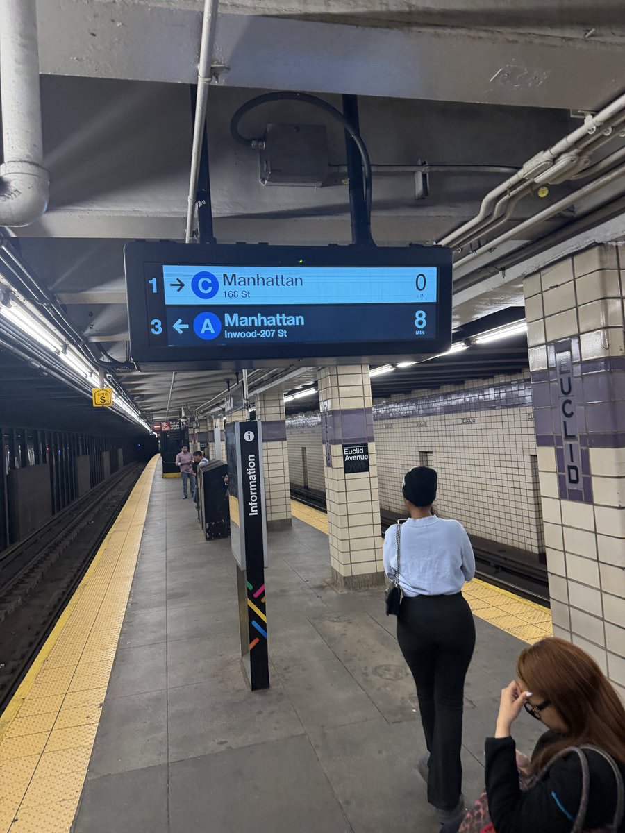 black_ados's tweet photo. @MTA what happened to this C train? https://t.co/Jsl8AP09pq
