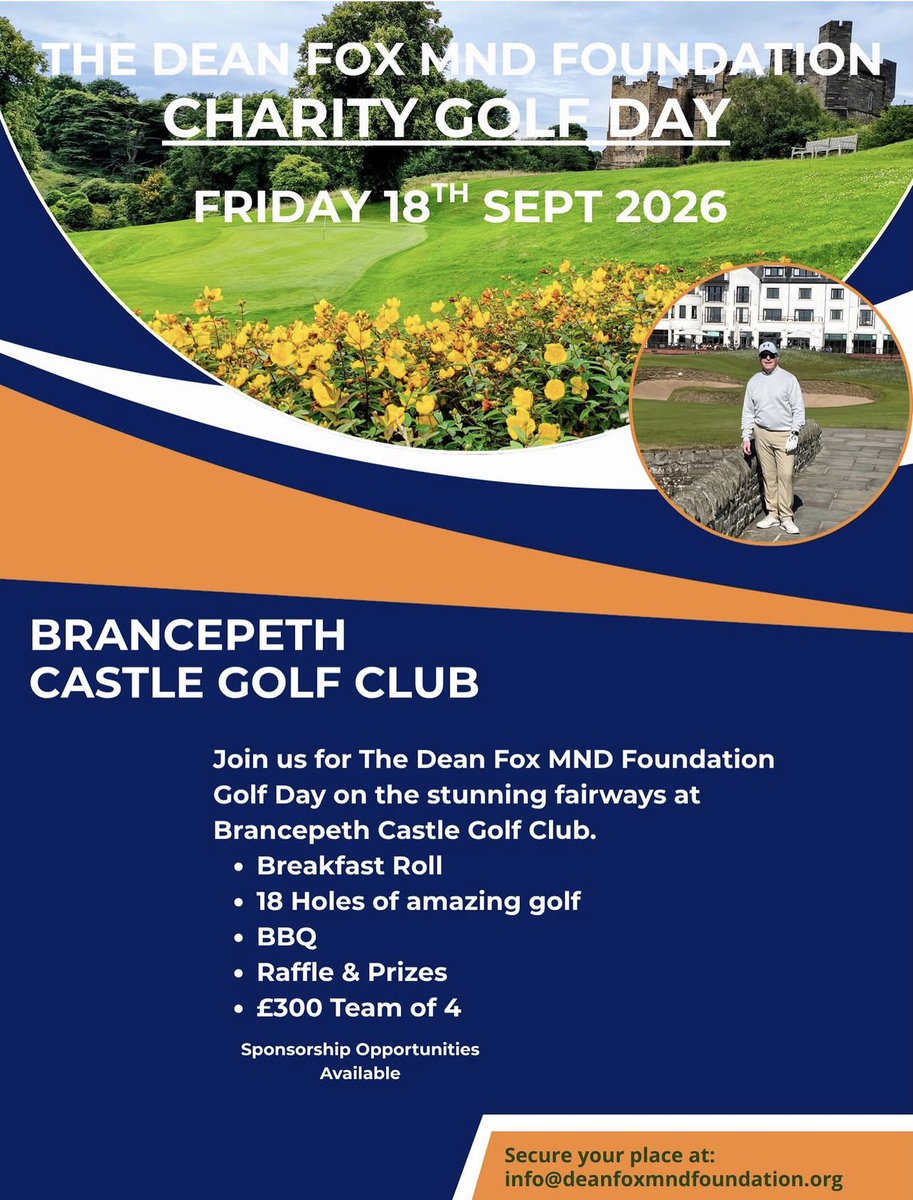 sarahfinn8's tweet photo. Fancy a cracking day out and playing a little golf along the way then have a look at our golf day coming this September! 

DM for info or email  us at info@deanfoxmndfoundation.org https://t.co/a5HRg5nifP