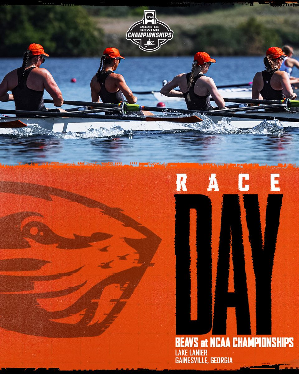 BeaverWRowing's tweet photo. Among the nation’s best… right where we belong. 

⌚️ 8:34 am ET (1V8 / heat 1), 9:22 am ET (2V8 / heat 3), 10:02 am ET (1V4 / heat 4)

#GoBeavs https://t.co/H2pM9E3gce
