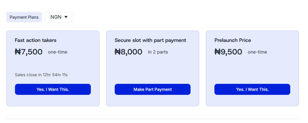 innehjoseph's tweet photo. ah. I beg to differ o. my sales went up using Nestuge default page. Here's how...

I used the limited sales option on Nestuge to make my scarcity believable. Then I added multiple payment options. Now the urgency is even more believable.

But...

You'll need to reset the limited sales timer every midnight on Nestuge. One night I forgot to do that, but good thing is, I had 2-time payment option and the user chose that.

Lastly, soon I'll get reviews on the page. And that will skyrocket conversions. But you can't do all that with a plain order form, yeah?