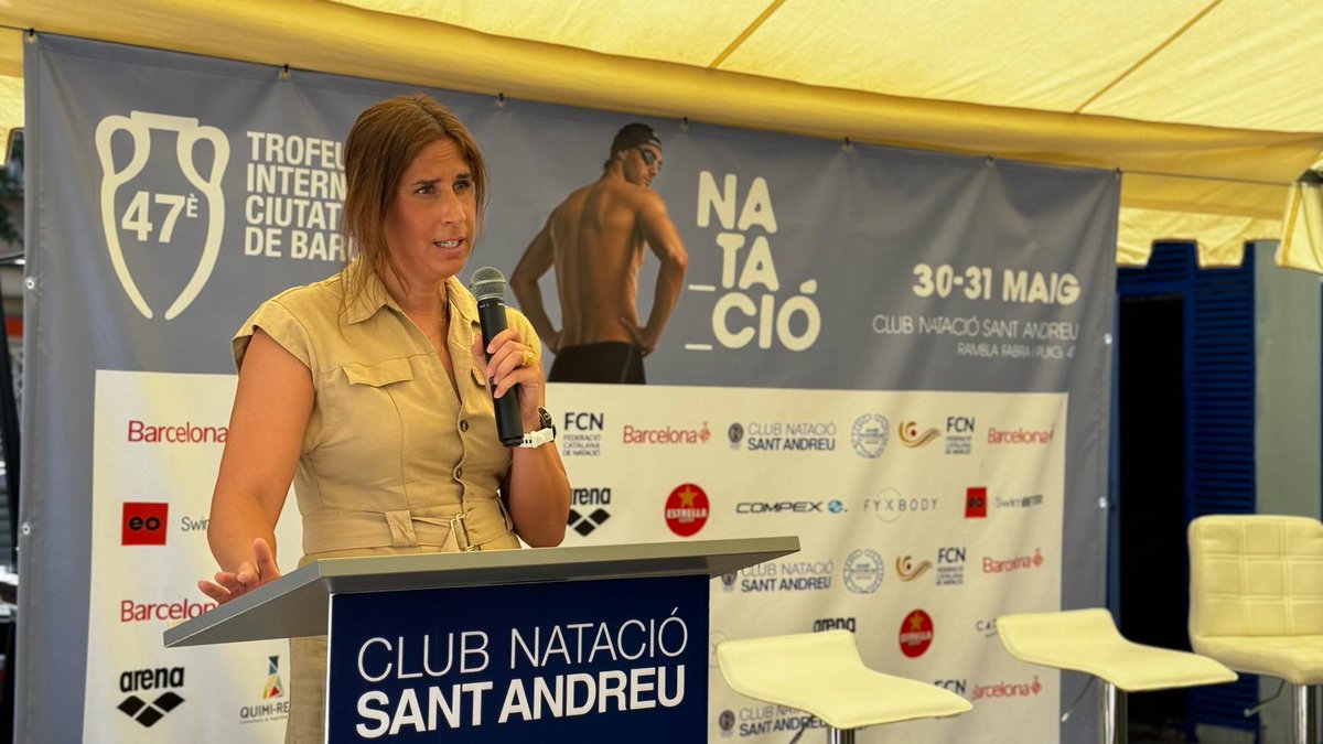 CNsantandreu's tweet photo. Erika Villaécija: "Per mi no és una competició més, és una especial. Barcelona es torna a convertir en un punt de trobada de la natació internacional". https://t.co/GwhSJln4nS