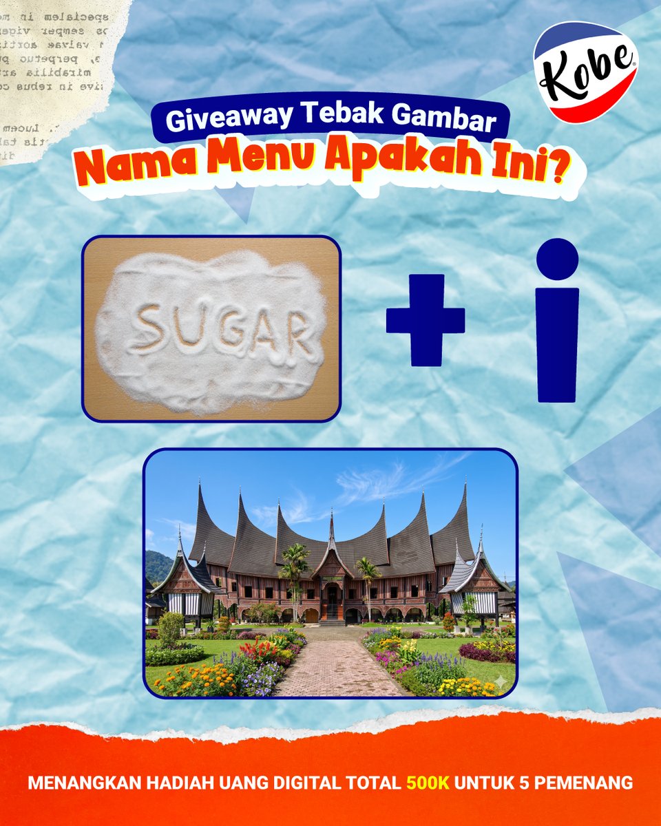 dapurkobe's tweet photo. Yuk jawab kuis tebak gambar dan menangkan hadiah uang digital Total 500K untuk 5 Pemenang!

Menu apa hayoo?

Good luck, Bestie! 🫶🏻

#dapurkobe #tepungkobe #giveaway #giveawayindo #kuis #resep #KataOrangBanyakEnak #kobe #quiz #hadiah #games #kuis https://t.co/zeLqmb44dO