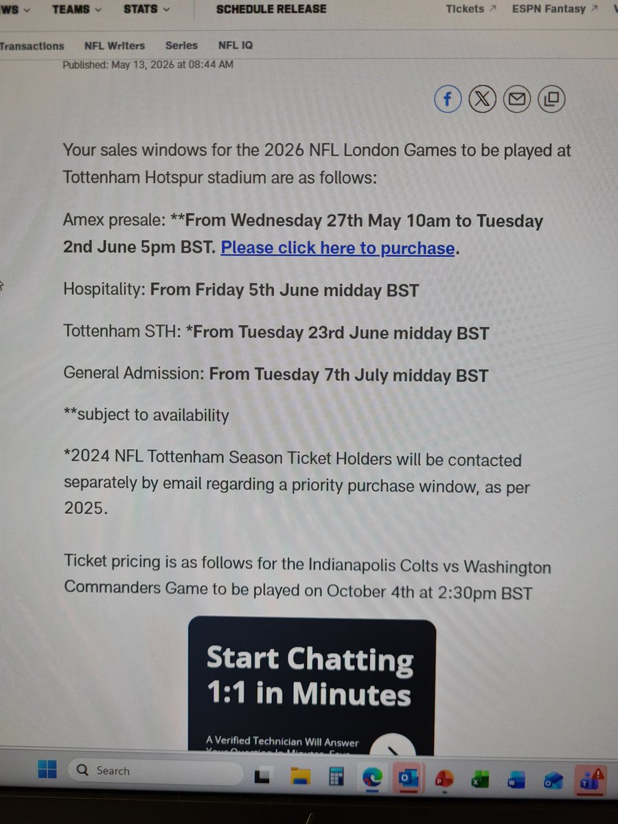 StephenSparkes2's tweet photo. @meirionw @NFLUKIRE On the NFL site...positive news, ofgicially re old STH https://t.co/RlroeIZVPP