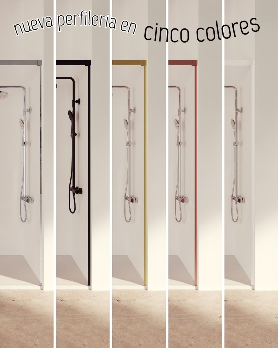 TorviscoGroup's tweet photo. Mampara TREBAN: más acabados, mismo ADN minimalista

Treban tiene nuevos acabados en perfiles y tiradores: oro, blanco y rosa, que se suman a los clásicos cromo y negro. 

Más opciones para crear una mampara que encaje con cada proyecto, sin perder su esencia limpia y elegante. https://t.co/J73xNTaHgQ