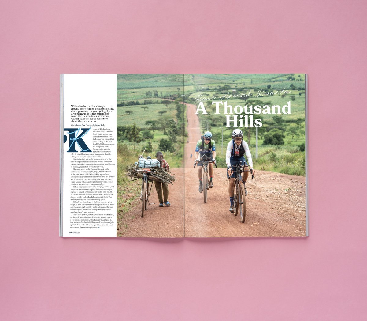 cyclist's tweet photo. Inside: A father and son’s around the world rides 40 years apart, Switzerland ride, Hourquette d’Ancizan and Rest and Be Thankful climbs, inside Wizard Works, gravel race bikes, Race Around Rwanda, Quinn Simmons, plus reviews of products from Bastion, Giro, Megamo, O2C and Wilier https://t.co/7fPdSJdXAs