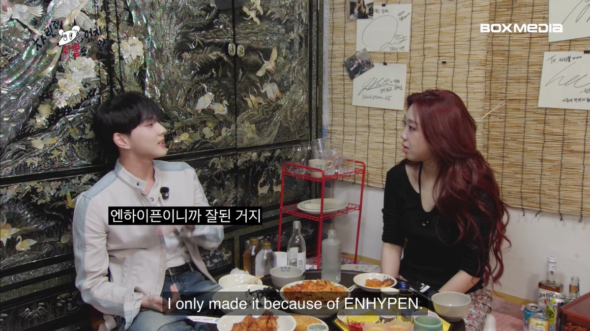 yjwszn's tweet photo. “jungwon without enhypen would be nothing. i only made it because of enhypen” :( 😭🩵 he loves them sm im crying https://t.co/rXMCXLbECF