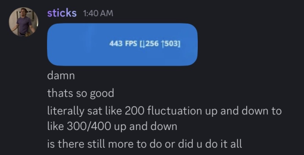 ZaqeraiTweaks's tweet photo. Yes! 200+ vouches, launched our Optimization Server in November 2025, it's been a blessing and it's going really well ever since.

With this, i OFFICIALLY released New Services, New ZaqOS ( BEST OS EVER FOR PERFORMANCE & LATENCY )

Join the discord to check us out and if we have optimized you before, LEAVE A COMMENT ⬇️