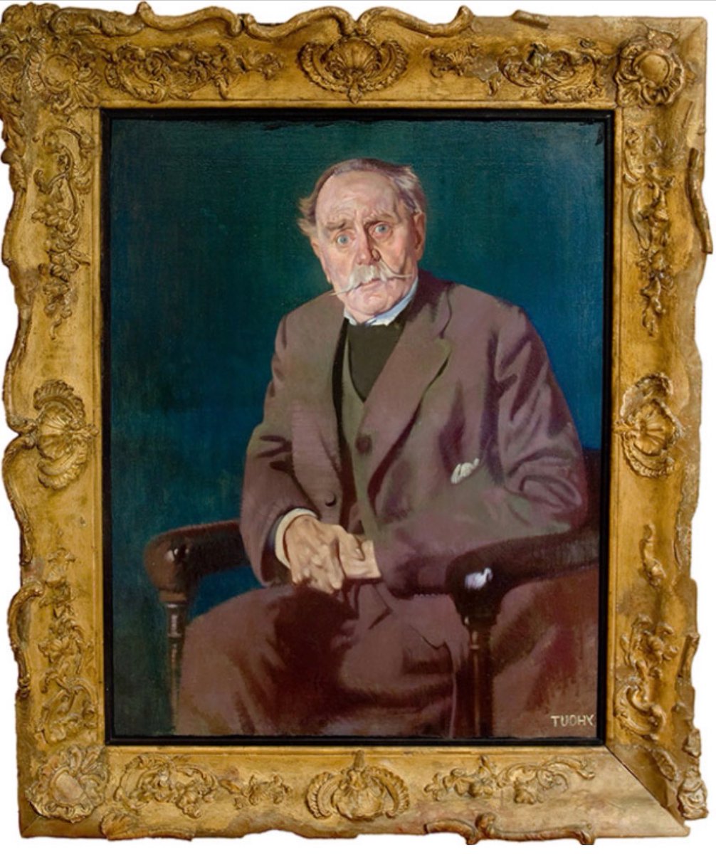 PeterChrisp's tweet photo. @fallon_donal Fascinating. I looked up Joyce’s father, living as a boarder at 25 Claude Rd  - where he sat for his portrait by Touhy, and was visited by Robert McAlmon. Funny that he’s described as a ‘Clerk Retired’ - maybe that was what the landlord thought of him… https://t.co/ReoYRFmb5Y