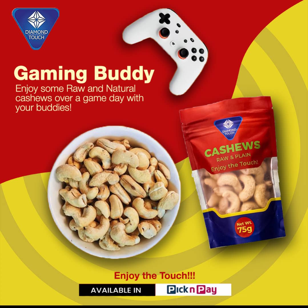 Touch4Diamond's tweet photo. Crunchy, nutritious, & naturally satisfying.
Diamond Touch Raw Cashew Nuts are the perfect snack for your gaming sessions. Packed with goodness in every bite, theyβre a simple way to snack smarter.
Always available in PnP Stores Nationwide.
#EnjoyTheTouch #CashewNuts https://t.co/gOI9t3pmAs