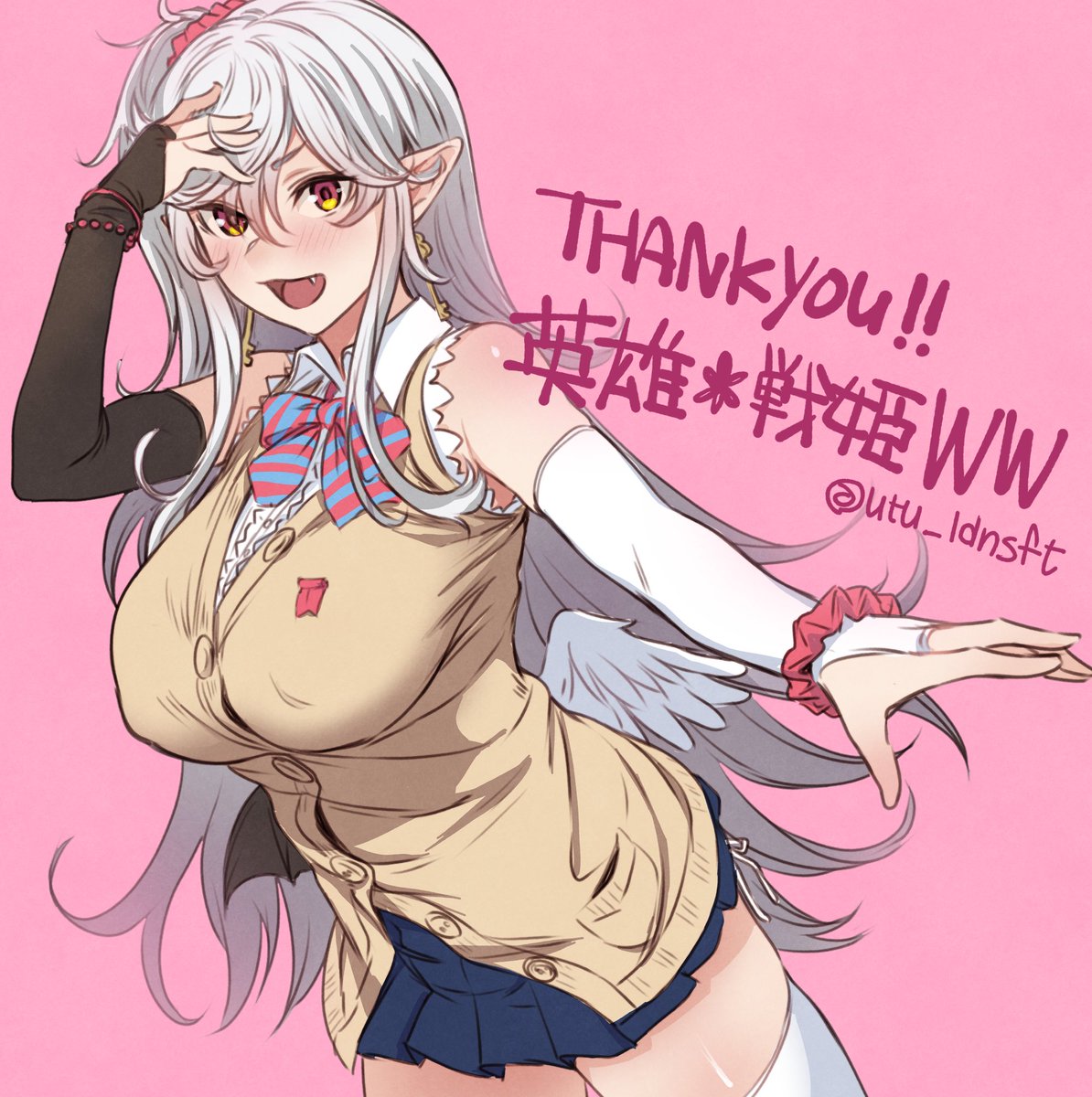 "英雄*戦姫WWW"発売!…ということで、WWサ終間際に描いてたFAを再掲
#英雄戦姫WW #英雄戦姫WWW 