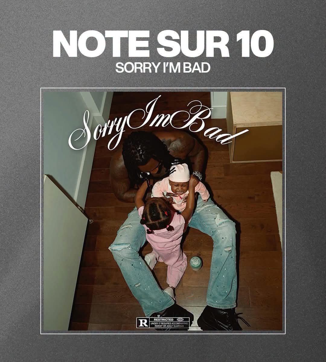 PapaAdo225's tweet photo. Votre NOTE sur 10 de Sorry I'm Bad https://t.co/5HFtwl3xNi