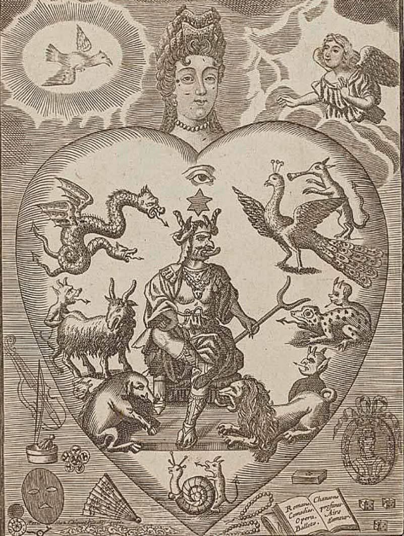oscillate23's tweet photo. This is a 17th-century French engraving entitled Miroir de la pécheresse (Mirror of the Sinner), created around 1690 by Jacques Chiquet. https://t.co/WNI4ayx2Sa
