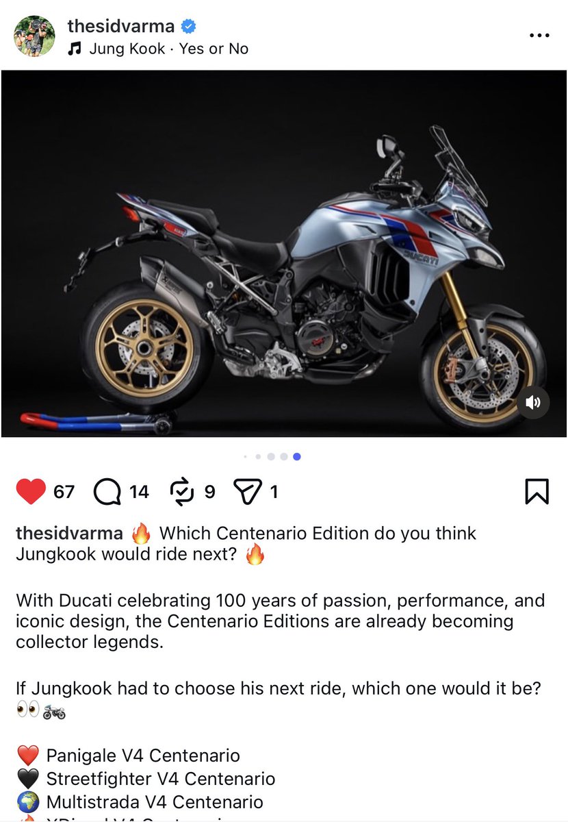 StanningJK's tweet photo. omg… hype! choose a bike for Jungkook ❤️‍🔥🔥🌟

https://t.co/z6iMf610zW https://t.co/FXCvwOwtHc