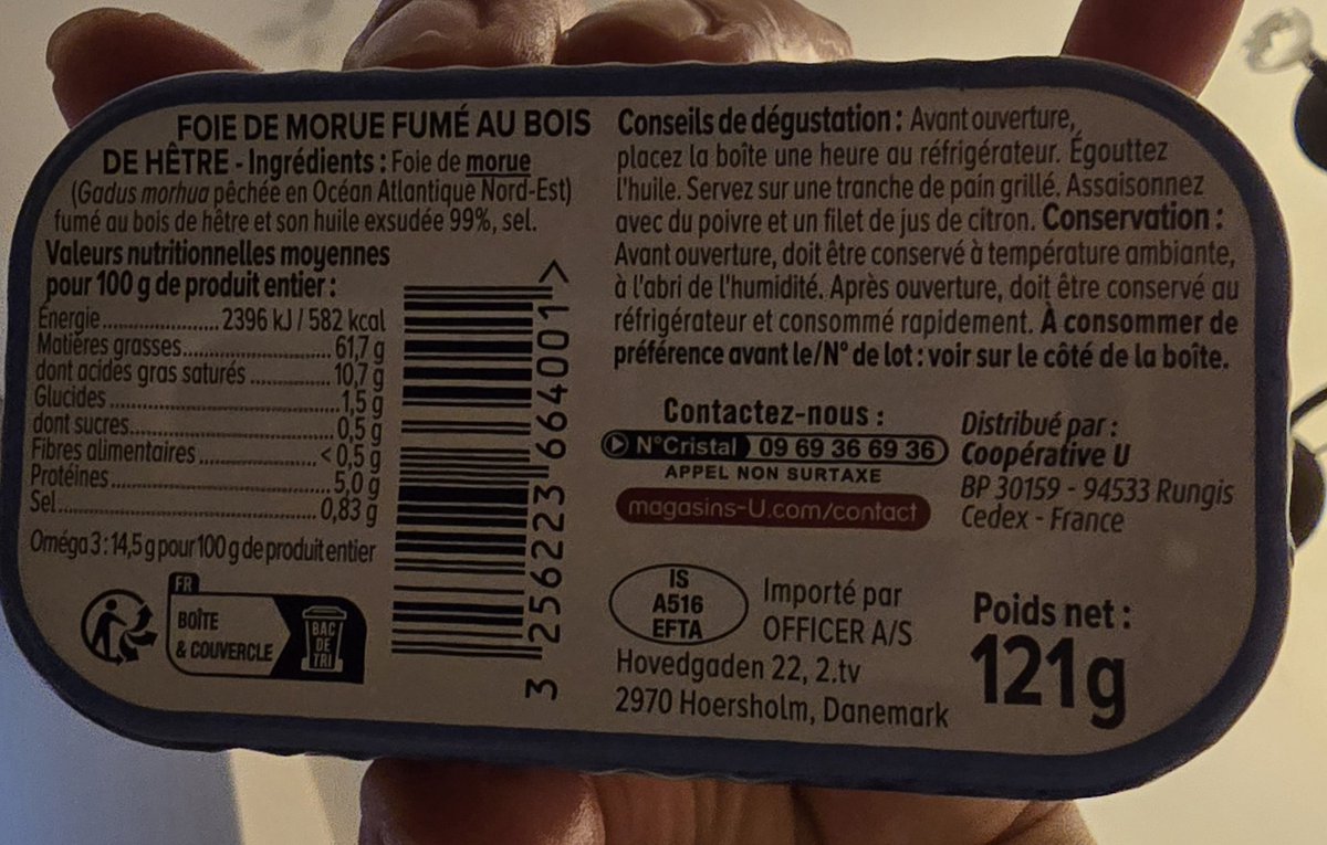 Transistor49's tweet photo. Bonjour @cooperativeu. On vient d'ouvrir cette boîte de foie de moru !

J'ai un peu beaucoup le sentiment de m'être fait avoir. https://t.co/HBaJELGjzB