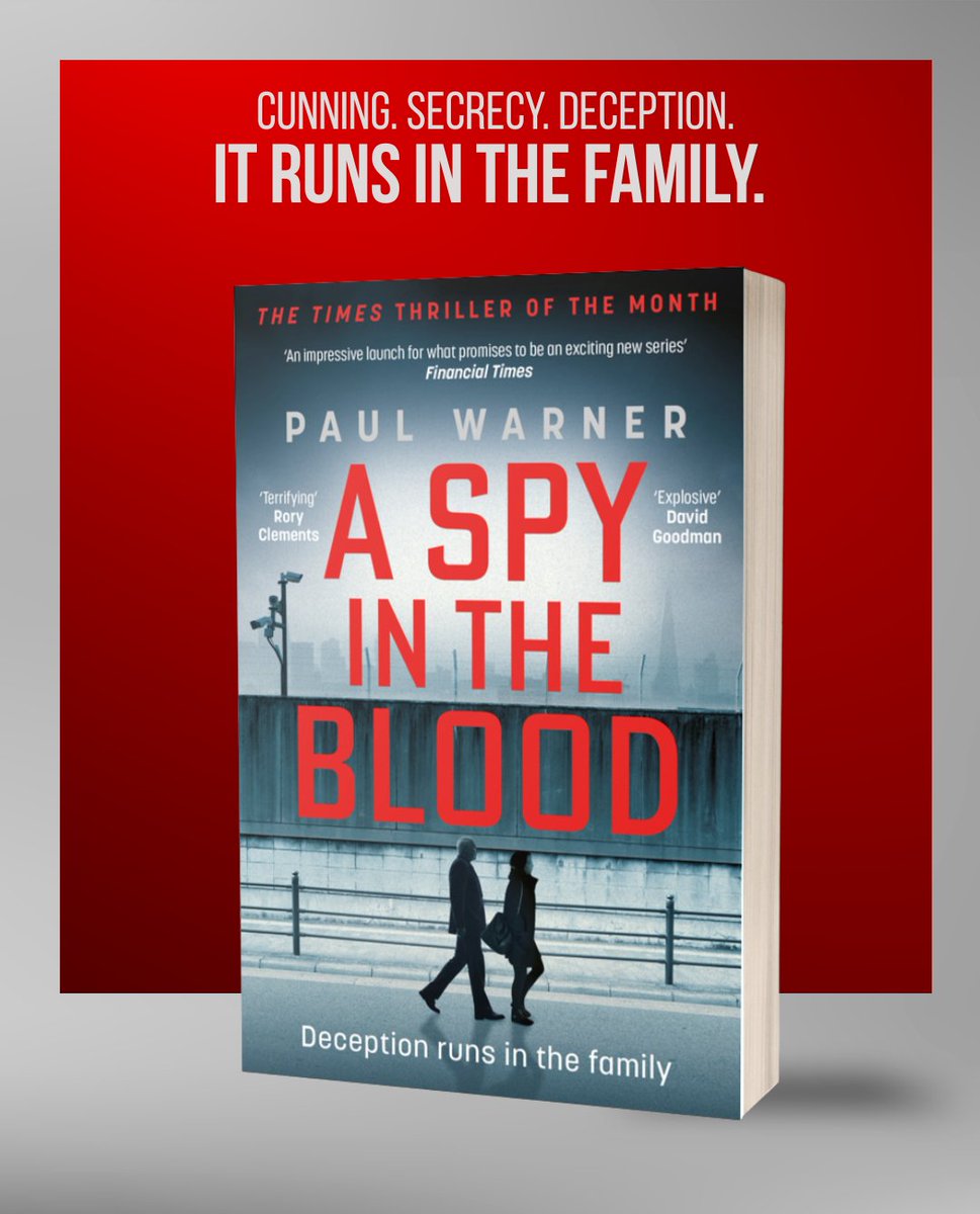 PaulWarnerBooks's tweet photo. @PaulWarnerBooks OUT NOW IN THE UK! https://t.co/OgQNLnJsri
#books #amreading #readingcommunity #reading #spyfiction #mustread #bookx https://t.co/YD7wQP48za