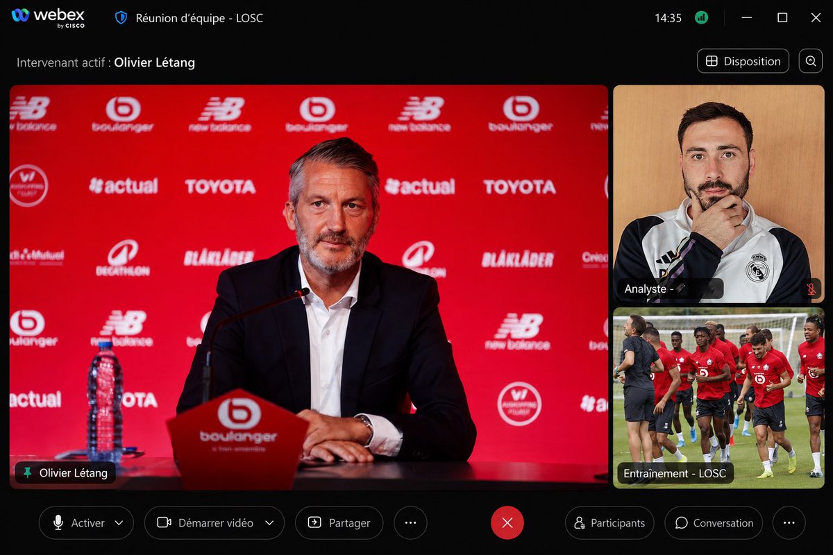 LaurentLsnz's tweet photo. Ça annonce un nouveau sponsor pour le #Losc #webex . https://t.co/yYdoOAbra2
