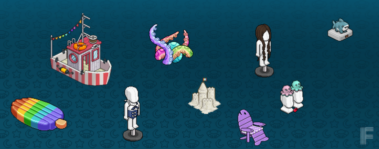 FUUSIOco's tweet photo. In July, @Habbo will be spending a hot summer at the seaside! 

Check out the furni here: https://t.co/nK1rhY4YNx https://t.co/2Onwgec6as