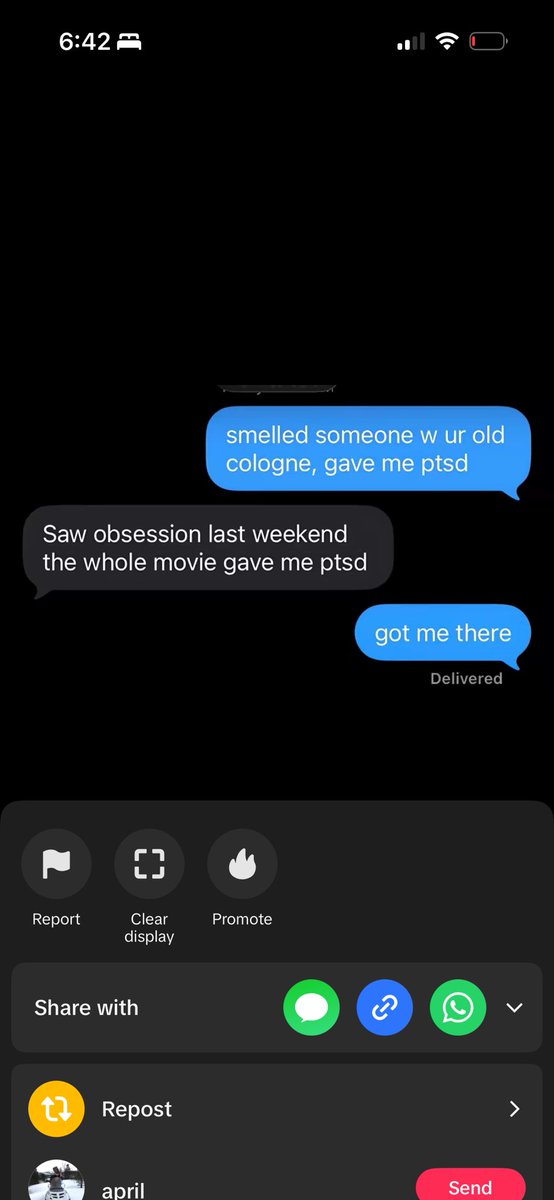 bigmacbimbo's tweet photo. my ex deadass sent me some bullshit i alr knew he was gonna do this when he saw that fucking movie https://t.co/KCeJFUFeEi
