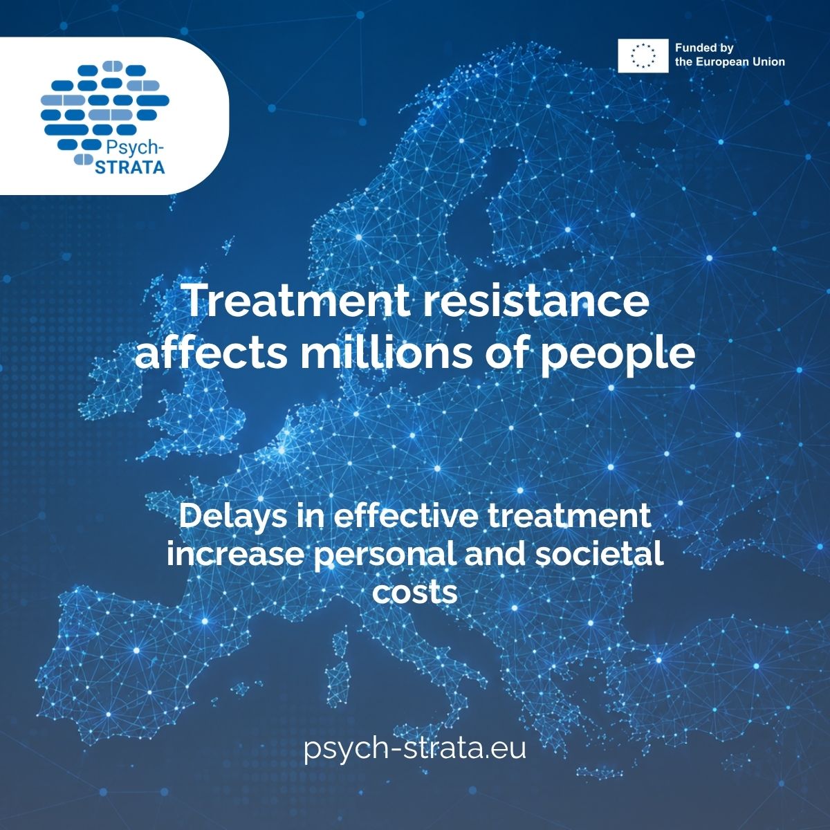 psych_strata's tweet photo. Why does personalised mental health care matter for Europe?  

Earlier and more effective treatment decisions can improve outcomes and reduce pressure on healthcare systems. 

Read the study: https://t.co/N7daMNGri1 

#PsychSTRATA #HorizonEurope #MentalHealth https://t.co/JJSwrafBWK