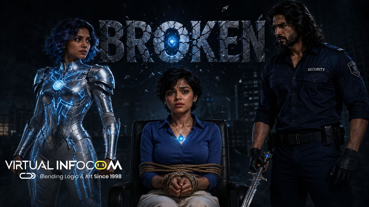 arijitgames's tweet photo. BROKEN: The Guardian of Ashwathama's Gem | A Sci-Fi Superhero Saga Bengal's first AI superhero movie https://t.co/XNpMGdre5F https://t.co/YOFsxt8t1W