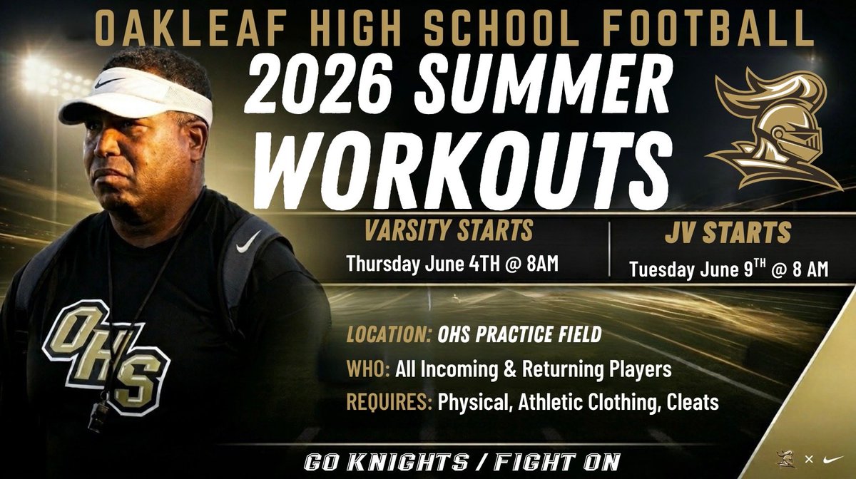 Oakleaf HS Football tweet media
