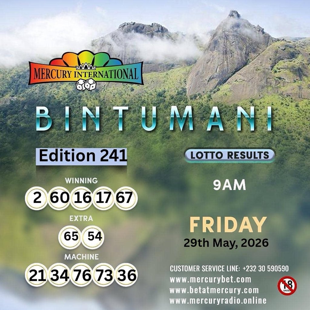 Mercury International Lotto Results tweet media