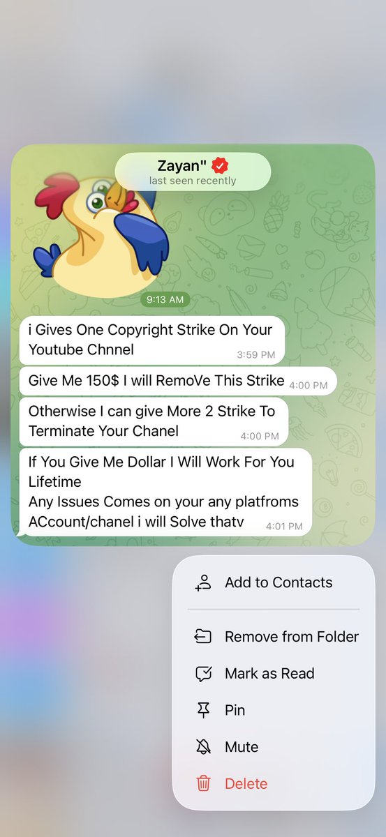 crypto__asad's tweet photo. Dear YouTube Team, 

I am reaching out because I have received a false copyright strike on my original video content. This video was first uploaded by me on Instagram

 (link_ https://t.co/ZHCvZwSm85) and it is 100% my original work. 

However, someone else is impersonating me and using my name to issue this strike. They are also demanding money from me via Telegram.

I am also attaching screenshots and other proof as evidence to support my claim and to show that I am the original creator of this content. Please investigate this fraud and remove the false strike from my channel.

My YouTube video that got fake copyright strike- https://t.co/gc9bcdJDCG

My channel link- https://t.co/pa184ASBFh

@YouTube @YouTubeCreators @YouTubeIndia @YTCreatorsIndia 

@CryptoKingKeyur @Moneygurudigi @Kanishk1804  @simplykashif @TRanjanofficial  @ICryptoCrown