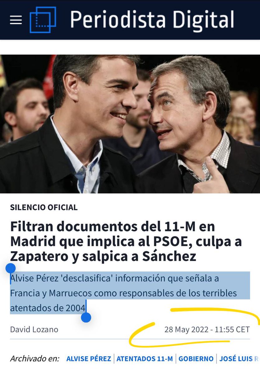 SALF_NOTICIAS's tweet photo. Hace casi media década era un bulo de Alvise Pérez con 'documentos falsos' que han resultado ser auténticos del CNI.

Hoy lo reconoce Aznar y el propio Ministro Trillo.

Para quien no entienda aún por qué el sistema prefiere al PPSOE, VOX, Iván y cualquiera dentro del sistema al que dar voz… que a un anti sistema que sabe la verdad del deep-state español.