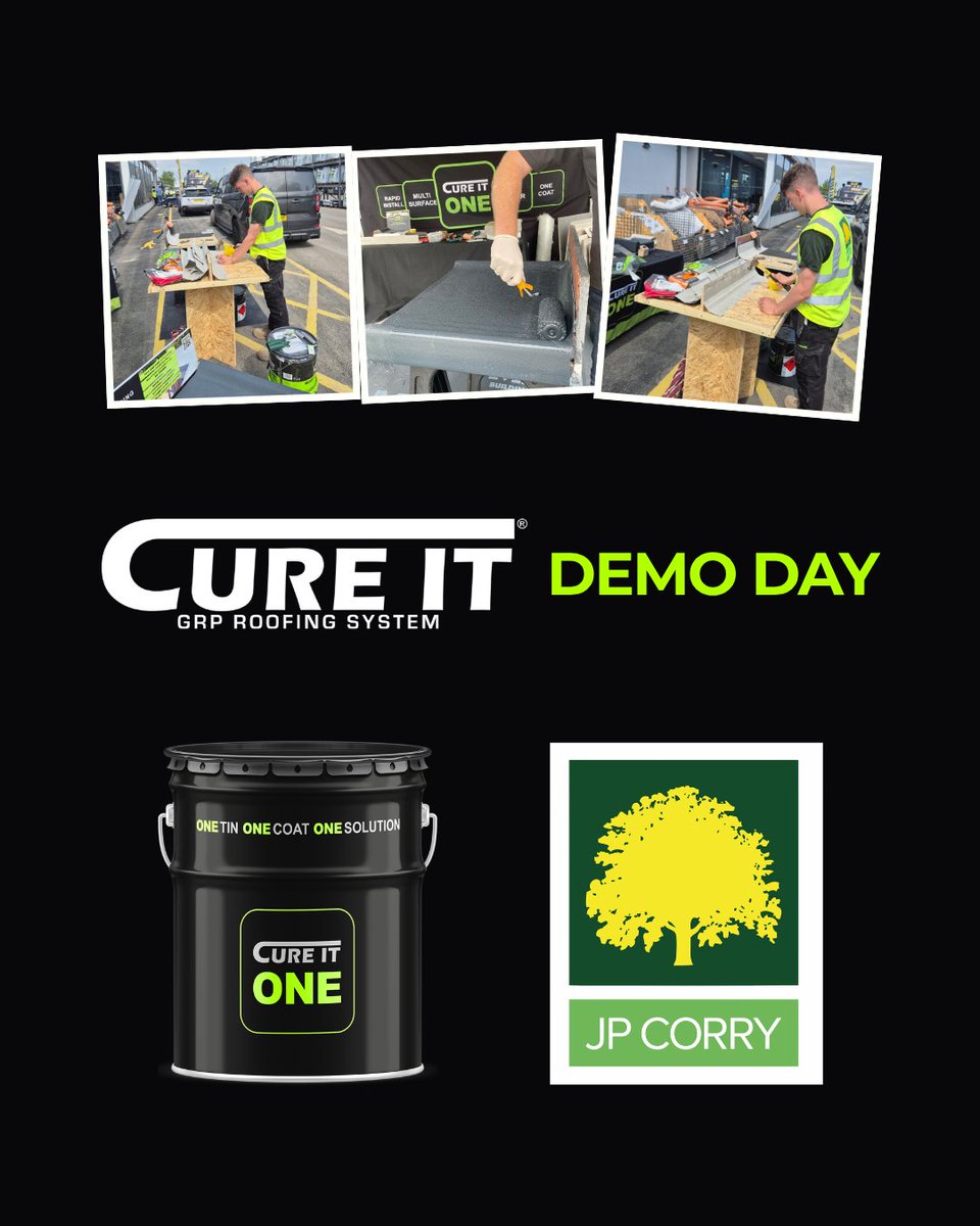 CureItGRP's tweet photo. Successful Cure It ONE demo at JP Corry Castlereagh 🙌
Great to see people getting hands-on and having a go with the ONE coat system — thanks to everyone who came along!
Want to find a demo near you? Visit: https://t.co/afya6fi3tB https://t.co/uG0dXRPt8J