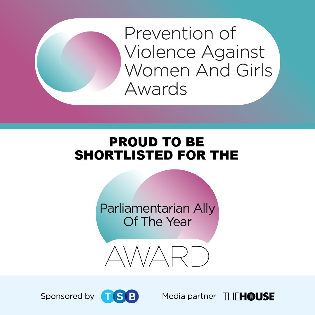 Jess4Lowestoft's tweet photo. I am honoured to have been shortlisted in the inaugural Prevention of VAWG Awards alongside such amazing women and organisations.

I'm very much looking forward to celebrating the incredible work they do, the change that has been hard-won, and the many fights to come. https://t.co/jJEz9aLrh1