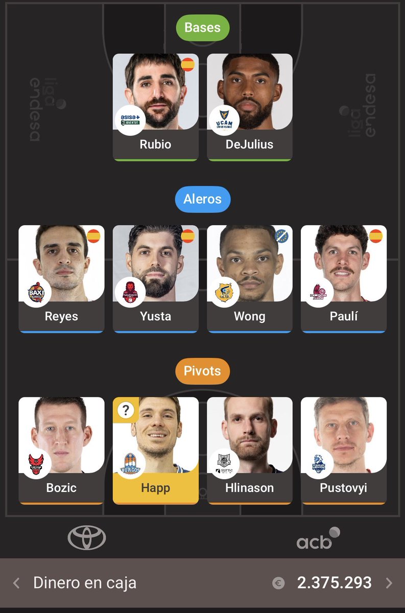 jrflopez72's tweet photo. @Luisheel Buenos días Luis.
¿Qué cuatro cambios me recomiendas en este equipo?
Mil gracias por todo, eres el mejor. https://t.co/hftfwqc6EF