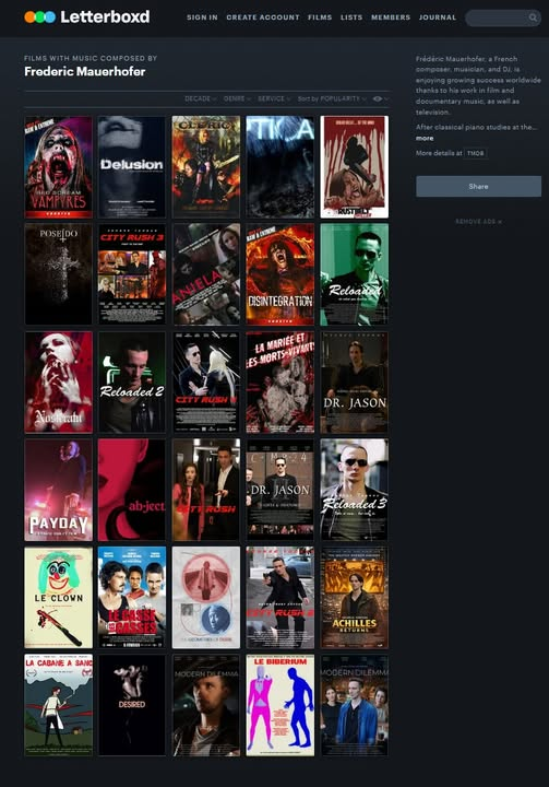 polygonemusic's tweet photo. My @letterboxd composer Page 
https://t.co/e3yU7Ofyv3
More film coming soon ! #composerlife https://t.co/jftxaVlNIA