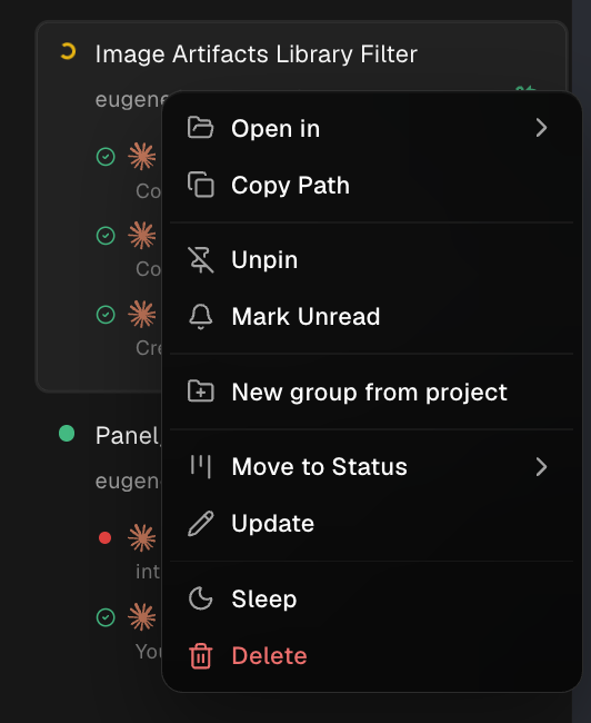 _cmd8's tweet photo. @orca_build 100% this! Can you add the same for worktrees? Bonus points for allowing changing the background color, pattern or even an AI generated image, please! That would immensely help with switching between contexts https://t.co/ajd6Rald2o