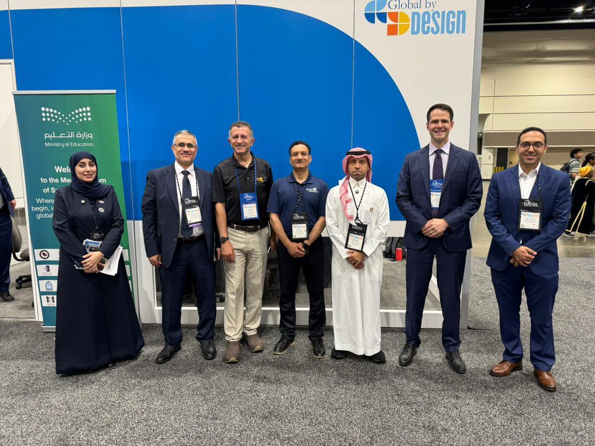 PSAU_EN's tweet photo. NAFSA 2026 |
As part of its participation in the #NAFSA2026 conference in the #USA, Prince Sattam Bin Abdulaziz University held several meetings with American universities. These sessions aimed to explore partnership opportunities in developing academic programs, fostering innovation, and facilitating student and faculty exchange initiatives—underscoring the university's commitment to advancing international academic standards.
#PSAU 
#وزارة_التعليم 
#مجلس_شؤون_الجامعات
