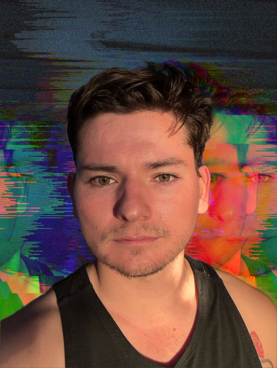 czt818's tweet photo. Love fucking around in the glitché app when editing insta pics https://t.co/fzgp1gSWde