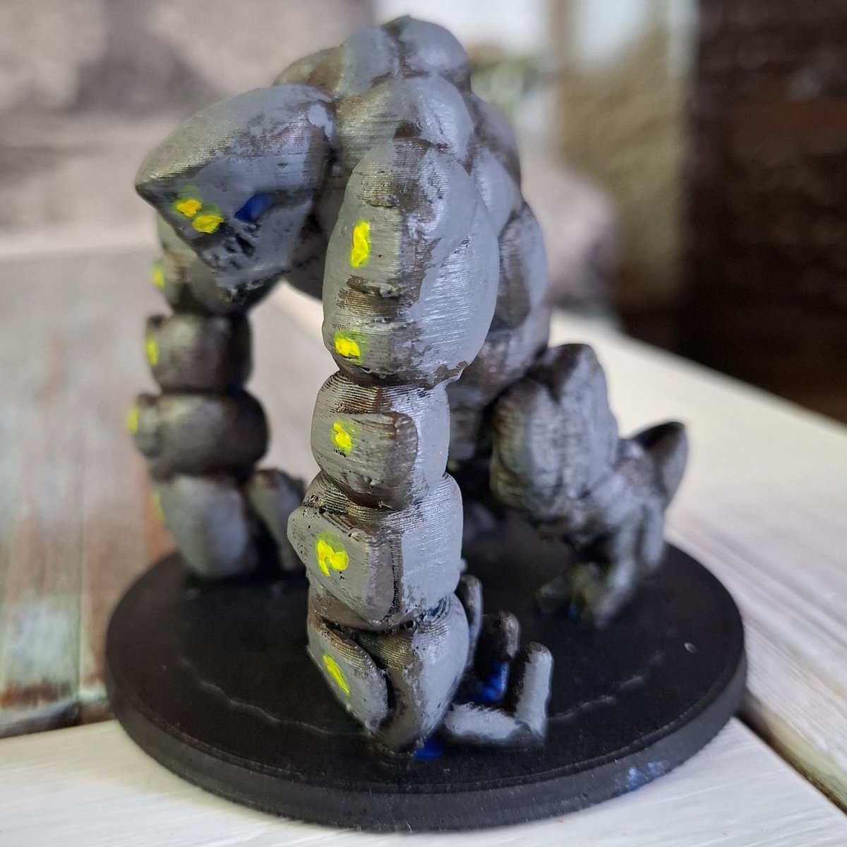 PaburoVIII's tweet photo. I made this Golem made with #ZBrush render with #Keyshot. I recently #3dprint You can get the file @gumroad  https://t.co/JWaKPQg5iO

#3d #3dart #freelancer #artistforhire #gamedev #tabletop #figurine #miniature #creature #rpg #fantasy #sculpture #digitalsculpt #tabletop https://t.co/ST3AB1Honm