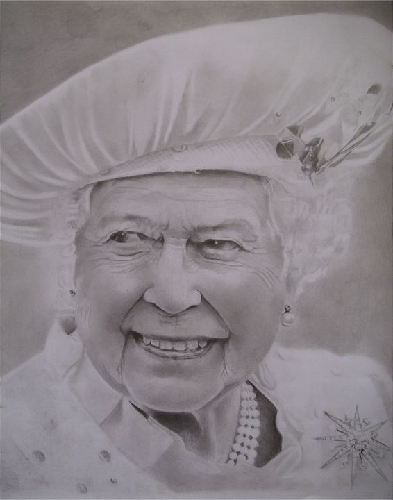 GeM_portrait100's tweet photo. Art of the Day! "Pencil Drawing Of Queen Elizabeth II". Buy at: https://t.co/k3IolhwpzG https://t.co/QGZmffDmKx
