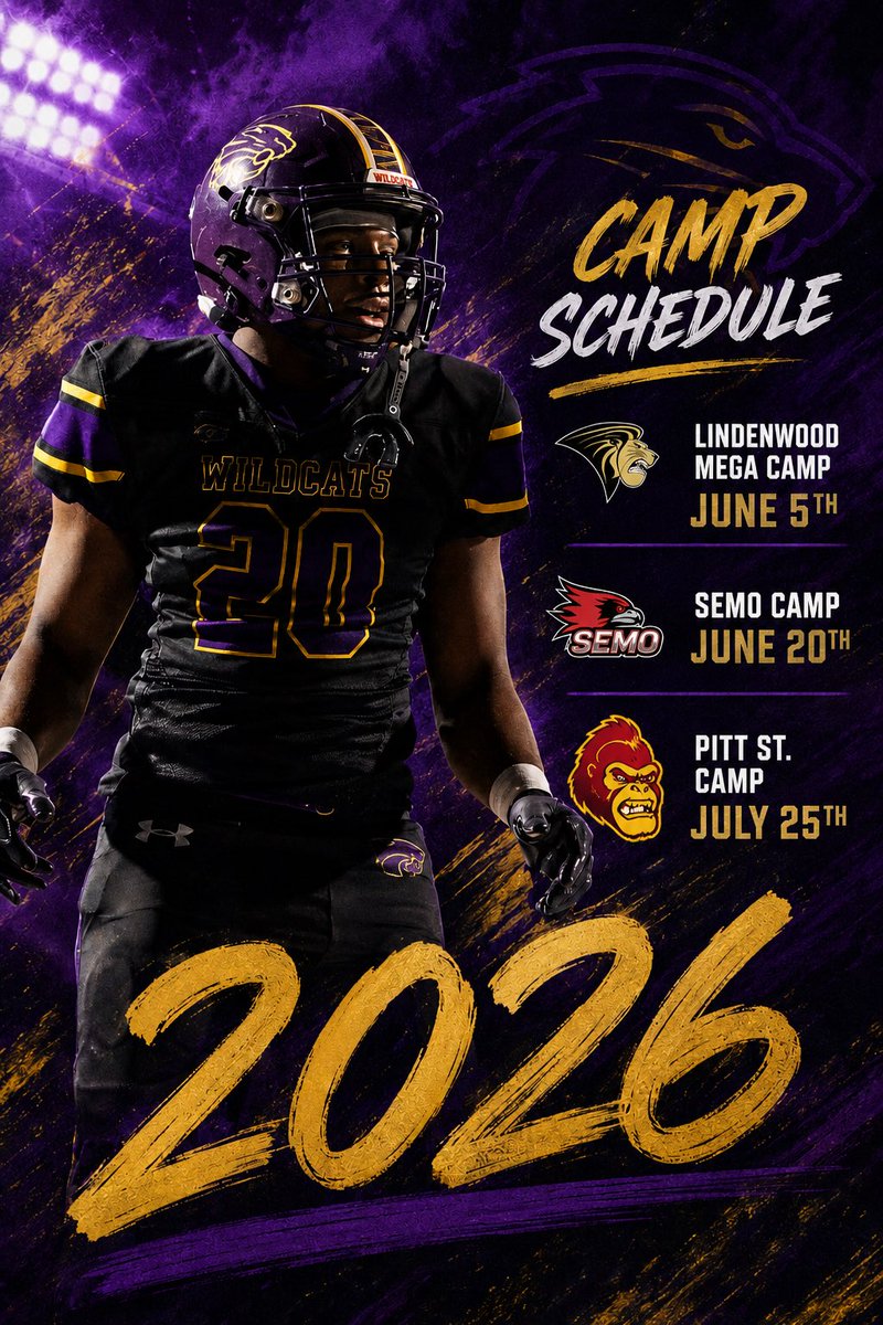 Bwebbjr1129's tweet photo. My summer camp schedule! Let’s get to work!!
@EurekaFootball @sumner_jake @EhsFbBoosters @tylerwass @GSV_STL @PrepRedzoneMO @JPRockMO https://t.co/8QhxFO7WMs