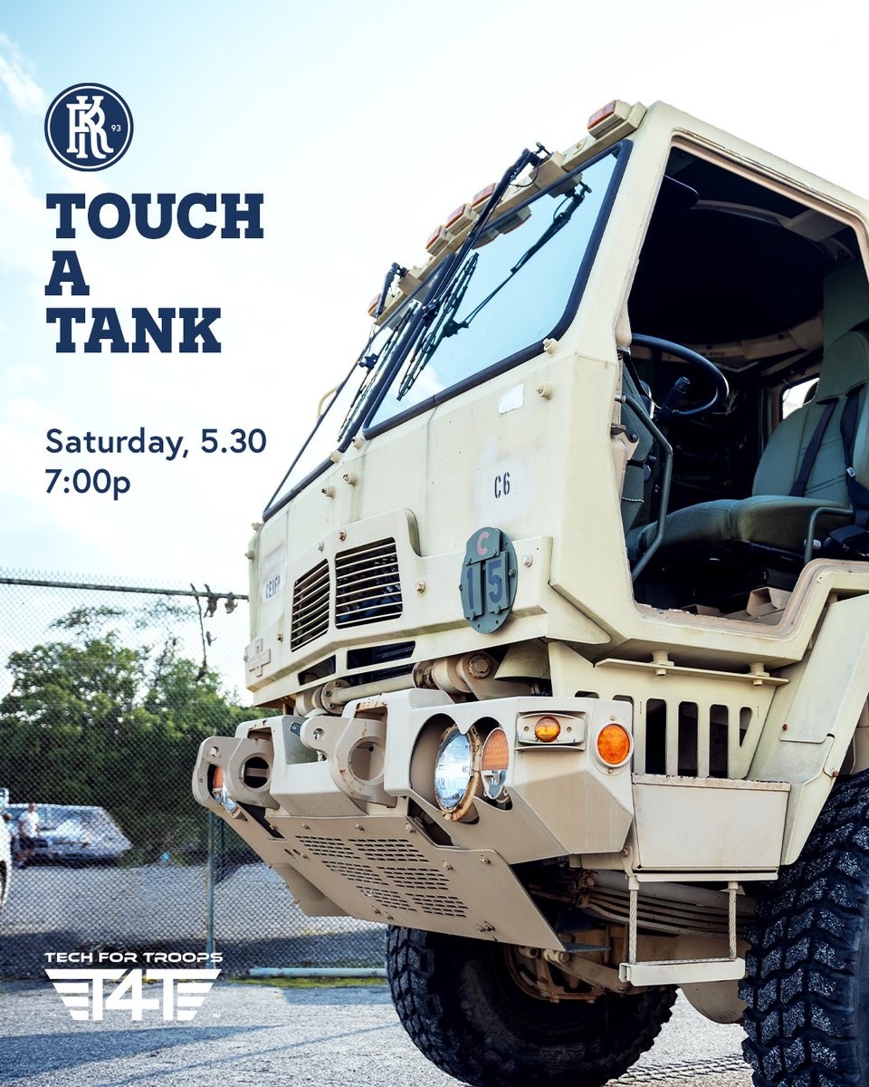 RichmondKickers's tweet photo. Military vehicles on site... Soccer all night ⚽🇺🇸

Tomorrow is going to be a fun one at City 👏

🎟️ https://t.co/YeuKneKT0b  | #UpTheRoos https://t.co/iHVvKr6s8K