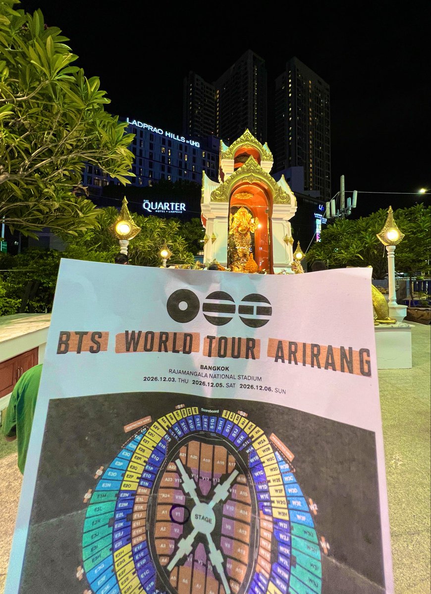 JhaAe_Kim's tweet photo. 🙏🏻✨ใครกดบัตรคอนขอให้ได้บัตรคอนใครอยากได้ VIP ขอให้ได้ VIP และขอให้อาร์มี่ได้ไปคอนทุกคนนะคะ ส่วนใครอยากรวยก็ขอให้รวย เฮงๆ ปังๆ  สาธุ 🙏🏻✨

#BTS_ARİRANG #BTS_WORLDTOUR_BANGKOK
#ARIRANGINBANGKOK
#BTS_WORLDTOUR_ASIA https://t.co/ySVdf92tQ1