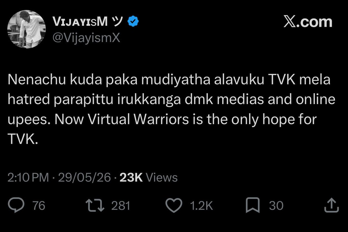 Prakash Aravind tweet media