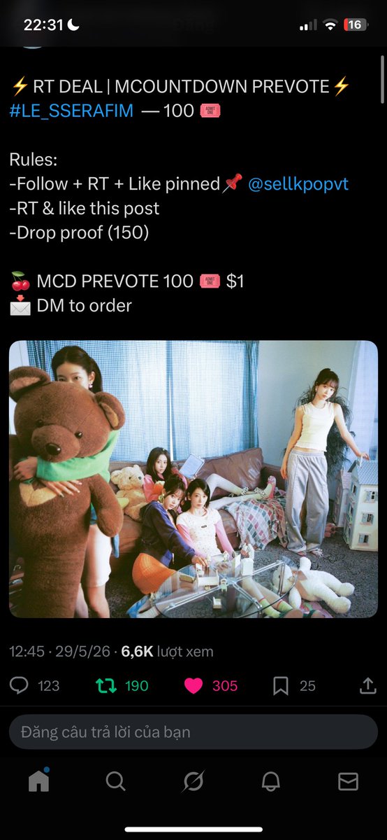 lsrfno1defender's tweet photo. @FearnotVoting @sellkpopvt https://t.co/eSyssrmrX6