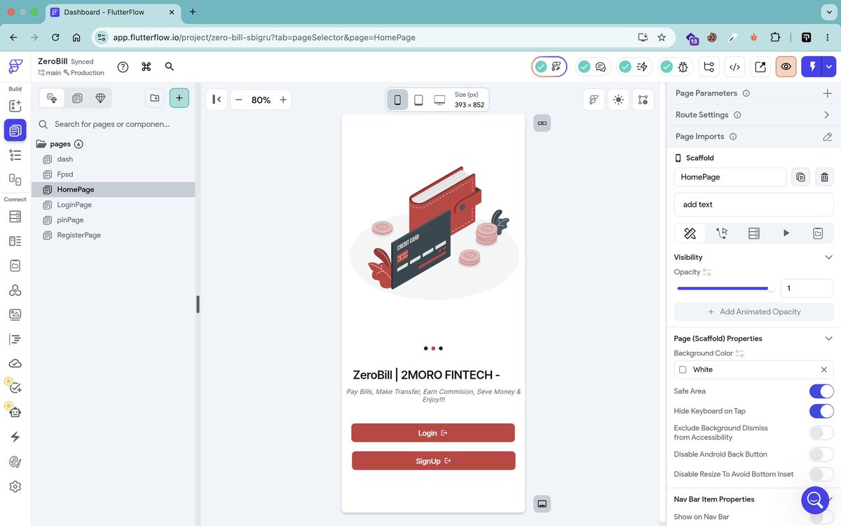 dev_masebinu's tweet photo. Flutter flow; 
I prefer code than drag and drop, this took me hours. https://t.co/ZMuIlD3yCl