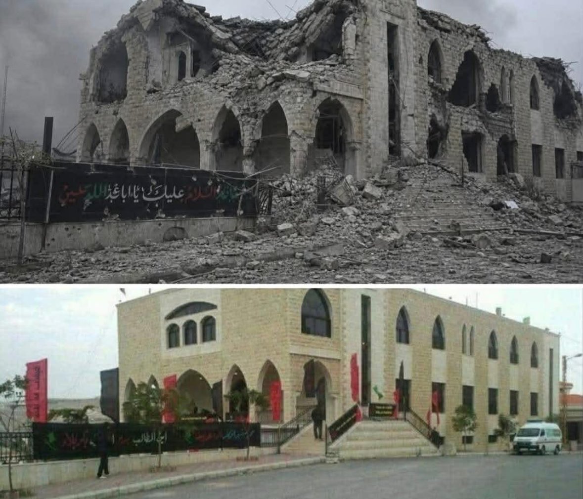 VintageVault8's tweet photo. Just a few of the hundreds of religious sites attacked by israel across Lebanon https://t.co/W5HwRlbOcH