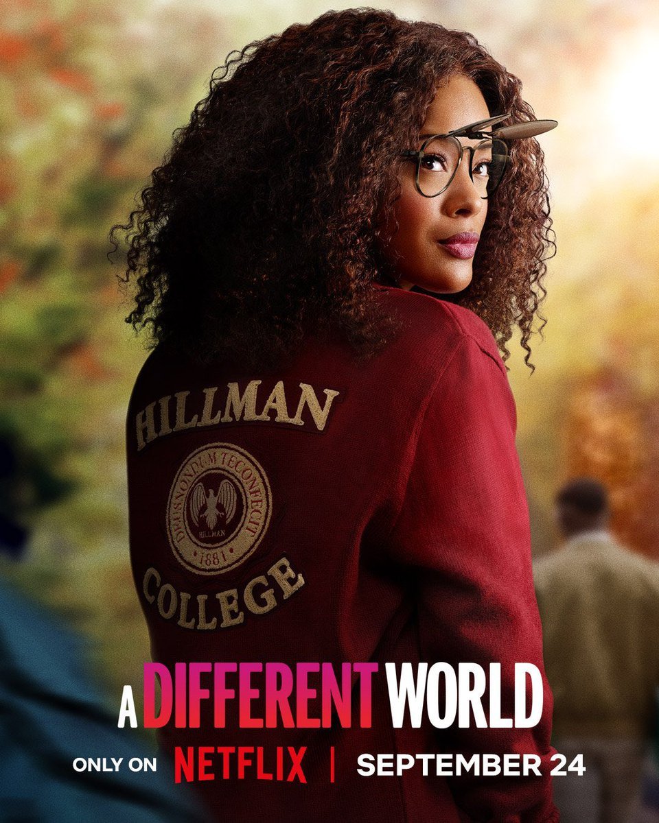 supremerebel7's tweet photo. @DiscussingFilm A Different World returning with the next generation at Hillman College is pure nostalgia mixed with a fresh new chapter 😭🔥 https://t.co/TWjIoHE5EV