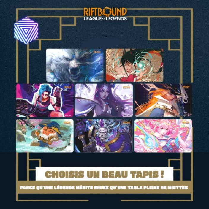 DestockTCG's tweet photo. C’est peut-être le moment idéal pour convertir ce pote qui passe sa vie sur League of Legends avec un simple : « viens, juste une partie ».. .On connaît la suite.

Boosters, decks et de quoi commencer l’aventure sont désormais là pour découvrir le jeu sans avoir besoin de jongler entre deux langues. Et comme l’univers français va continuer de s’étoffer petit à petit, ce n’est que le début.

#Riftbound #TCG #LeagueOfLegends #TradingCardGame #DestockTCG #CardGame #TCGCommunity #RiftboundFR