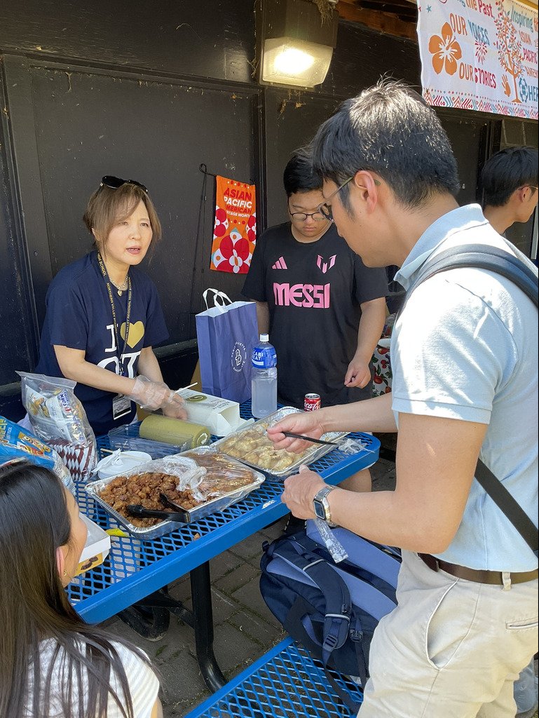 NVOT's tweet photo. NVOT Japan, Chinese and Korean Clubs celebrated the rich cultures and traditions of Asian American Pacific Islander communities at the 1st Annual NVOT AAPI Potluck Lunch Celebration! Students &amp; teachers enjoyed a variety of shared Asian prepared foods and drinks. #NVOTpride https://t.co/3BhXKsdgP8