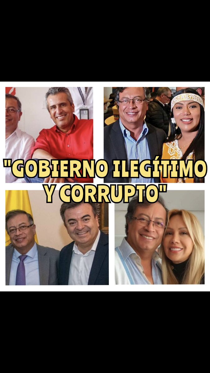 LibuInes's tweet photo. @MafeCarrascal @petrogustavo Ajá ! Justicia, dignidad y derechos para los bolsillos de los ladrones, corruptos, q llegaron con hambre a robar y derrochar los impuestos de los colombianos y para las amantes del borracho drogadicto Petro que han disfrutado a tutiplen, bacanales y viajes x el mundo. https://t.co/ZPP3kBOI9A