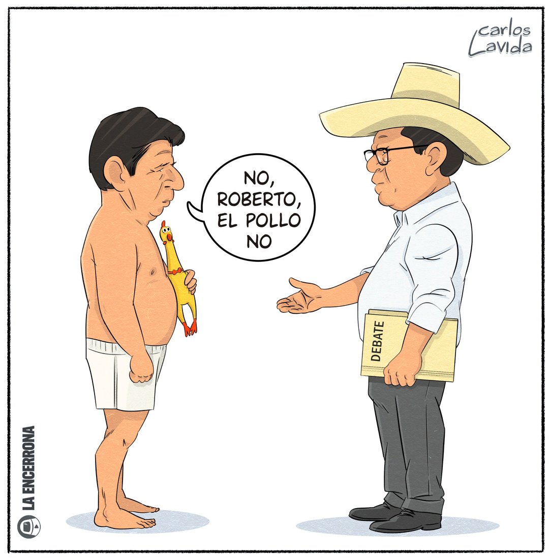 AaronRios90's tweet photo. Imitar a Pedro Castillo evidentemente es insuficiente para Roberto Sánchez.
Basar su campaña en la retórica del expresidente sin proponer un plan eficiente en materia económica y social sólo provocará su derrota ante Keiko Fujimori.
La izquierda anclada en sus ideas desfasadas. https://t.co/z2LViYgRkl