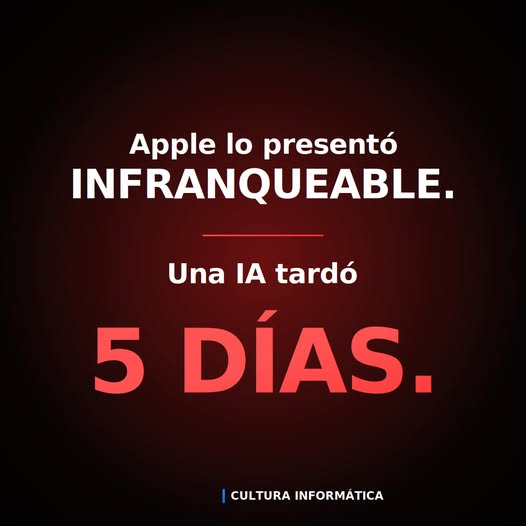 UnnusSystems's tweet photo. 📷 HACKEAN el chip M5 de Apple con IA en solo 5 días.
Una startup llamada Calif, liderada por un ex Google, ha conseguido lo que ningún investigador había logrado: saltarse la Memory Integrity Enforcement.

#apple #hacking #tecnología #NoticiasAlDía https://t.co/FsNtvXlhSY